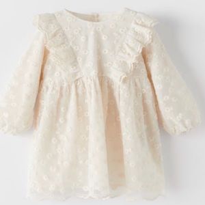 Cream Lace Toddler Dress
